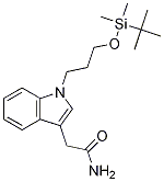 2-{1-[3-(Tert-butyl-dimethyl-silanyloxy)-propyl]-1h-indol-3-yl}-acetamide Structure,257874-86-5Structure