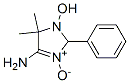 4-Amino-1-hydroxy-5,5-dimethyl-2-phenyl-2,5-dihydro-1h-imidazol-3-ium-3-olate Structure,257932-10-8Structure