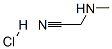 Methylaminoacetonitrile hydrochloride Structure,25808-30-4Structure