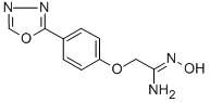 2-[4-(1,3,4-Oxadiazol-2-yl)phenoxy]acetamidoxime Structure,258521-20-9Structure