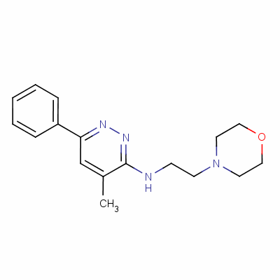 4-Methyl-n-(2-morpholinoethyl)-6-phenylpyridazin-3-amine Structure,25905-77-5Structure