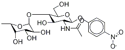 4-Nitrophenyl 2-Acetamido-2-deoxy-4-O-alpha-L-fucopyranosyl)-beta-D-glucopyranoside Structure,259143-52-7Structure