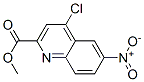 2-Quinolinecarboxylic acid, 4-chloro-6-nitro-, methyl ester Structure,259196-22-0Structure