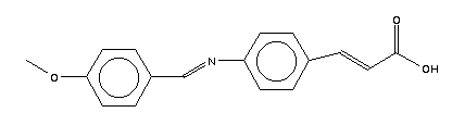 4-[(4-Methoxybenzylidene)amino]cinnamic acid Structure,25959-50-6Structure