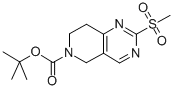 Tert-butyl 7,8-dihydro-2-(methylsulfonyl)pyrido[4,3-d]pyrimidine-6(5h)-carboxylate Structure,259809-79-5Structure