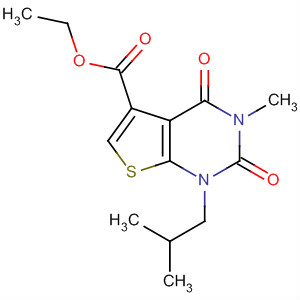 Ethyl 3-methyl-1-(2-methylpropyl)-2,4-dioxo-1,2,3,4-tetrahydro-thieno[2,3-d]pyrimidine-5-carboxylate Structure,259862-09-4Structure