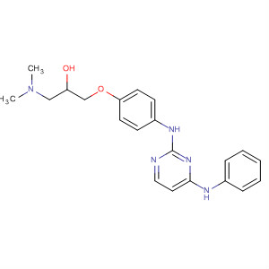 2-{4-[3-N,n-dimethylamino-2-hydroxypropoxy]anilino}-4-anilinopyrimidine Structure,260044-97-1Structure