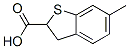 6-Methyl-2,3-dihydro-1-benzothiophene-2-carboxylicacid Structure,26018-71-3Structure