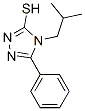 4-Isobutyl-5-phenyl-4H-1,2,4-triazol-3-ylhydrosulfide Structure,26029-10-7Structure