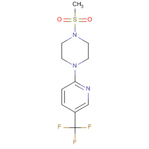 1-(Methylsulfonyl)-4-[5-(trifluoromethyl)pyridin-2-yl]piperazine Structure,260441-52-9Structure