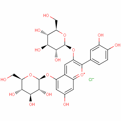 Cyanin chloride Structure,2611-67-8Structure