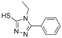 4-Ethyl-5-phenyl-1,2,4-triazole-3-thiol Structure,26131-61-3Structure