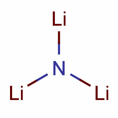 Lithium nitride Structure,26134-62-3Structure