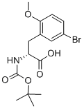 Boc-5-bromo-2-methoxy-D-phenylalanine Structure,261380-17-0Structure