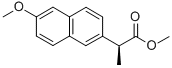 (S)-α-methyl-6-methoxy-2-naphthaleneacetic acid methyl ester Structure,26159-35-3Structure