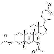 3-Alpha,7alpha-diacetoxy-5beta-cholan-24-oic acid methyl ester Structure,2616-71-9Structure