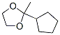 1,3-Dioxolane, 2-cyclopentyl-2-methyl- Structure,26163-02-0Structure