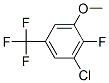 3-Chloro-2-fluoro-5-(trifluoromethyl)anisole Structure,261763-01-3Structure