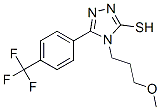 4-(3-Methoxypropyl)-5-[4-(trifluoromethyl)phenyl]-4H-1,2,4-triazole-3-thiol Structure,261965-18-8Structure