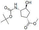 (1S,2S,4R)-N-Boc-1-amino-2-hydroxycyclopentane-4-carboxylic acid methyl ester Structure,262280-14-8Structure