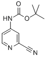 Tert-Butyl 2-cyanopyridin-4-ylcarbamate Structure,262295-94-3Structure