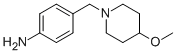 4-[(4-Methoxy-1-piperidinyl)methyl]benzenamine Structure,262368-65-0Structure