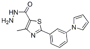 4-methyl-2-[3-(1H-pyrrol-1-yl)phenyl]-1,3-thiazole-5-carbohydrazide Structure,262589-42-4Structure