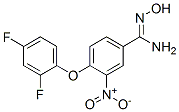 4-(2,4-Difluorophenoxy)-n-hydroxy-3-nitrobenzenecarboximidamide Structure,263015-56-1Structure