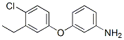 3-(4-Chloro-3-ethyl-phenoxy)-phenylamine Structure,263266-18-8Structure