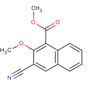 Methyl 2-methoxy-3-cyano-1-naphthoate Structure,263387-96-8Structure