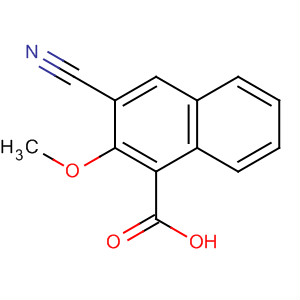 3-Cyano-2-methoxy-1-naphthoic acid Structure,263387-97-9Structure