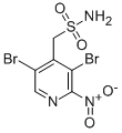 4-Pyridinemethanesulfonamide, 3,5-dibromo-2-nitro- Structure,263887-68-9Structure