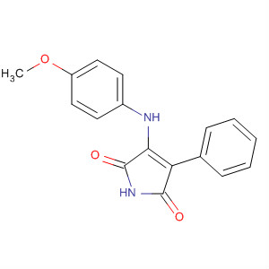 3-[(4-Methoxyphenyl)amino]-4-phenyl-1h-pyrrole-2,5-dione Structure,264206-68-0Structure