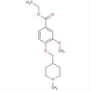 Ethyl 4-((1-methylpiperidin-4-yl)methoxy)-3-methoxybenzoate Structure,264208-60-8Structure