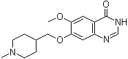 6-Methoxy-7-((1-methylpiperidin-4-yl)methoxy)quinazolin-4(3h)-one Structure,264208-69-7Structure