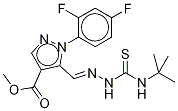 Methyl 1-(2,4-Difluoro-phenyl)-5-((4-tert-butyl-thiosemicarbazono)methyl)-1H-pyrazole-4-carboxylate Structure,264233-05-8Structure