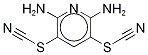 2,6-Diamino-3,5-dithiocyanopyridine Structure,2645-32-1Structure