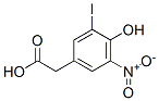 4-Hydroxy-3-iodo-5-nitro-phenylacetic acid Structure,2646-51-7Structure