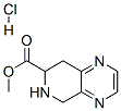 Methyl 5,6,7,8-tetrahydropyrido[4,3-b]pyrazine-7-carboxylate hydrochloride Structure,264624-28-4Structure