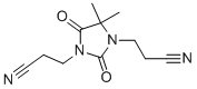 1,3-Di(2-cyanoethyl)-5,5diemthylhydantoin Structure,26480-02-4Structure