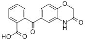 2-[(3-Oxo-3,4-dihydro-2H-1,4-benzoxazin-6-yl)carbonyl]benzenecarboxylic acid Structure,26513-80-4Structure