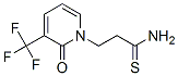 3-[2-oXo-3-(trifluoromethyl)-1,2-dihydropyridin-1-yl]propanethioamide Structure,265314-18-9Structure