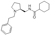 N-{[(2s)-1-(2-phenylethyl)-2-pyrrolidinyl]methyl}cyclohexanecarboxamide Structure,265644-16-4Structure