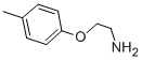 2-(4-Methylphenoxy)ethanamine Structure,26583-58-4Structure