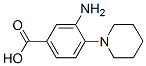 3-Amino-4-piperidin-1-yl-benzoic acid Structure,26586-27-6Structure