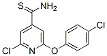 2-Chloro-6-(4-chlorophenoxy)pyridine-4-carbothioamide Structure,266362-89-4Structure