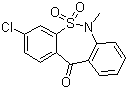 3-Chloro-6-methyl-dibenzo[c,f][1,2]thiazepin-11(6H)-one 5,5-dioxide Structure,26638-53-9Structure