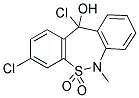 3,11-Dichloro-6,11-dihydro-6-methyldibenzo[c,f][1,2]thiazepine 5,5-dioxide Structure,26638-66-4Structure