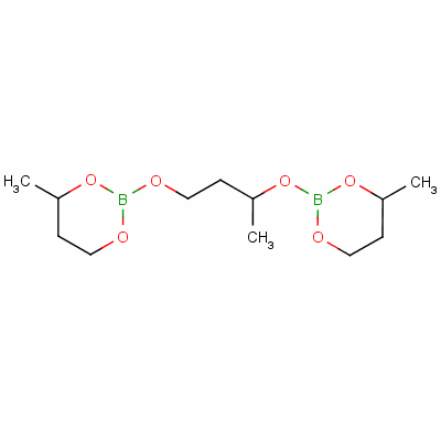 4-Methyl-2-[4-[(4-methyl-1,3,2-dioxaborinan-2-yl)oxy]butan-2-yloxy]-1,3,2-dioxaborinane Structure,2665-13-6Structure