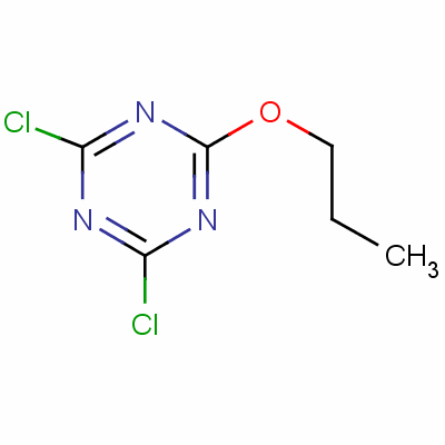 2,4-Dichloro-6-n-propoxy-1,3,5-triazine Structure,26650-75-9Structure